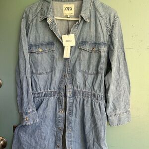 Zara denim dress